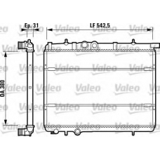 732308 VALEO Радиатор, охлаждение двигателя