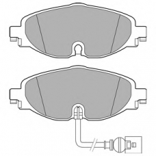 LP2698 DELPHI Комплект тормозных колодок, дисковый тормоз