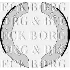 BBS6016 BORG & BECK Комплект тормозных колодок