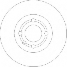 DF4232 TRW Тормозной диск