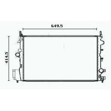 RM0611 EQUAL QUALITY Радиатор, охлаждение двигателя