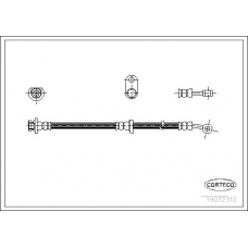 19032312 CORTECO Тормозной шланг