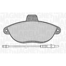 363916060192 MAGNETI MARELLI Комплект тормозных колодок, дисковый тормоз