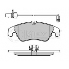 025 247 4319/PD MEYLE Комплект тормозных колодок, дисковый тормоз