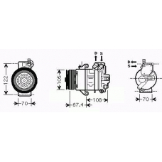 8412991 KUHLER SCHNEIDER Компрессор, кондиционер