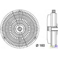 8MV 376 732-001 HELLA Сцепление, вентилятор радиатора