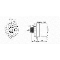 943356967010 MAGNETI MARELLI Генератор