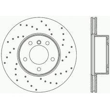 BDRS2429.25 OPEN PARTS Тормозной диск