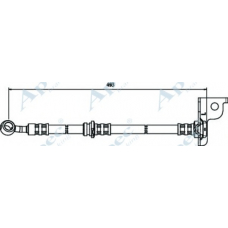HOS3572 APEC Тормозной шланг