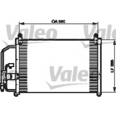 818056 VALEO Конденсатор, кондиционер