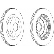DDF1147-1 FERODO Тормозной диск