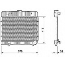 350213545000 MAGNETI MARELLI Охладитель, охлаждение двигателя