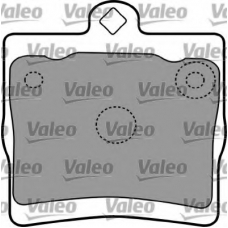 597337 VALEO Комплект тормозных колодок, дисковый тормоз