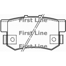 FBP3282 FIRST LINE Комплект тормозных колодок, дисковый тормоз