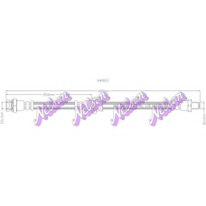 H4883 Brovex-Nelson Тормозной шланг