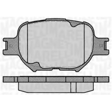 363916060493 MAGNETI MARELLI Комплект тормозных колодок, дисковый тормоз