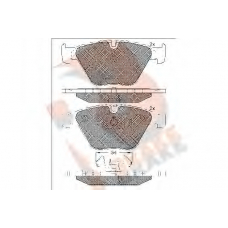 RB1940 R BRAKE Комплект тормозных колодок, дисковый тормоз