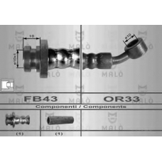 80053 Malo Тормозной шланг