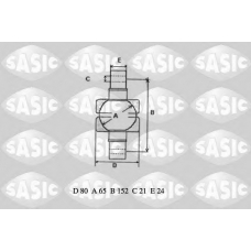 T773019 SASIC ремонтный комплект, рычаг подвески