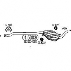 01.53030 MTS Средний глушитель выхлопных газов