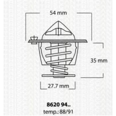 8620 9491 TRISCAN Термостат, охлаждающая жидкость