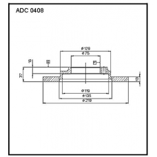 ADC 0408 Allied Nippon Гидравлические цилиндры