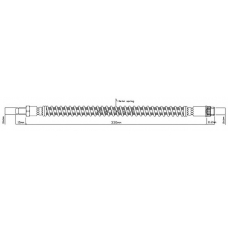 VBH821 MOTAQUIP Тормозной шланг