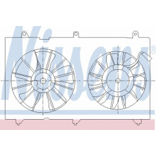 85269 NISSENS Вентилятор, охлаждение двигателя