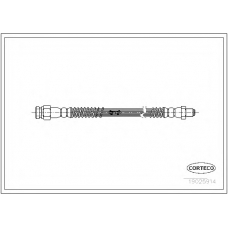 19025914 CORTECO Тормозной шланг