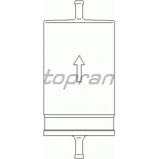 500 736 TOPRAN Фильтр топливный