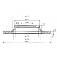 BDC4578 QUINTON HAZELL Тормозной диск