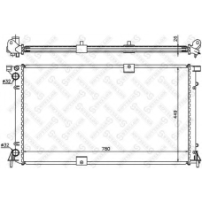 10-26181-SX STELLOX Радиатор, охлаждение двигателя