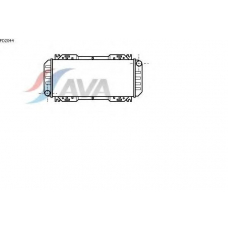 FD2044 AVA Радиатор, охлаждение двигателя