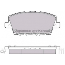 1080-6504A ASHUKI Комплект тормозных колодок, дисковый тормоз