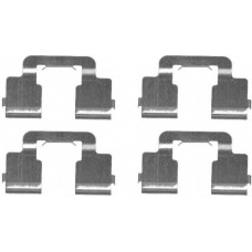 8DZ 355 203-341 HELLA PAGID Комплектующие, колодки дискового тормоза