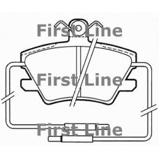 FBP1528 FIRST LINE Комплект тормозных колодок, дисковый тормоз