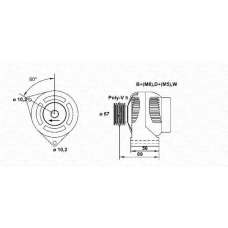 943356310010 MAGNETI MARELLI Генератор