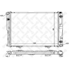 10-25918-SX STELLOX Радиатор, охлаждение двигателя