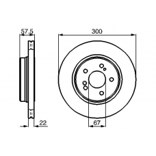 0 986 478 793 BOSCH Тормозной диск