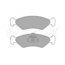 025 231 0217 MEYLE Комплект тормозных колодок, дисковый тормоз