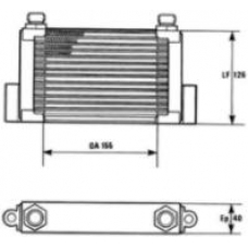 816665 VALEO Масляный радиатор, двигательное масло