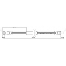 VBH849 MOTAQUIP Тормозной шланг