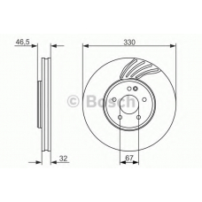 0 986 479 719 BOSCH Тормозной диск