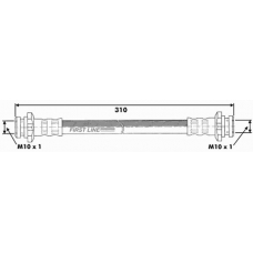 FBH6290 FIRST LINE Тормозной шланг