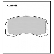 ADB0966 Allied Nippon Тормозные колодки