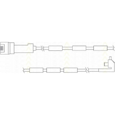 8115 24007 TRISCAN Сигнализатор, износ тормозных колодок