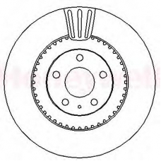 562389B BENDIX Тормозной диск