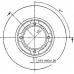 BDC3757 QUINTON HAZELL Тормозной диск