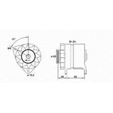 943356608010 MAGNETI MARELLI Генератор