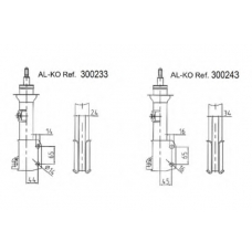 300233 AL-KO Амортизатор